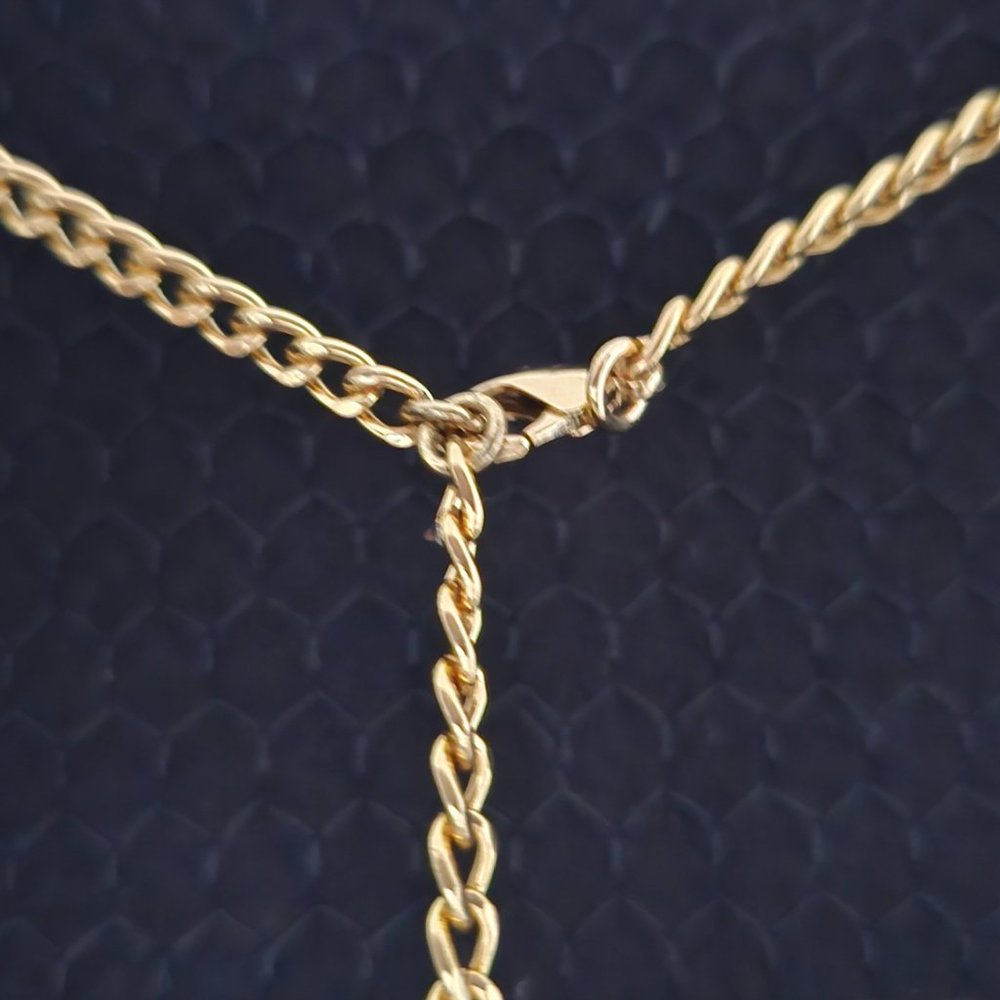 Michael Kors Sequin Draped Cowl with MK Chain - Picture 4 of 15